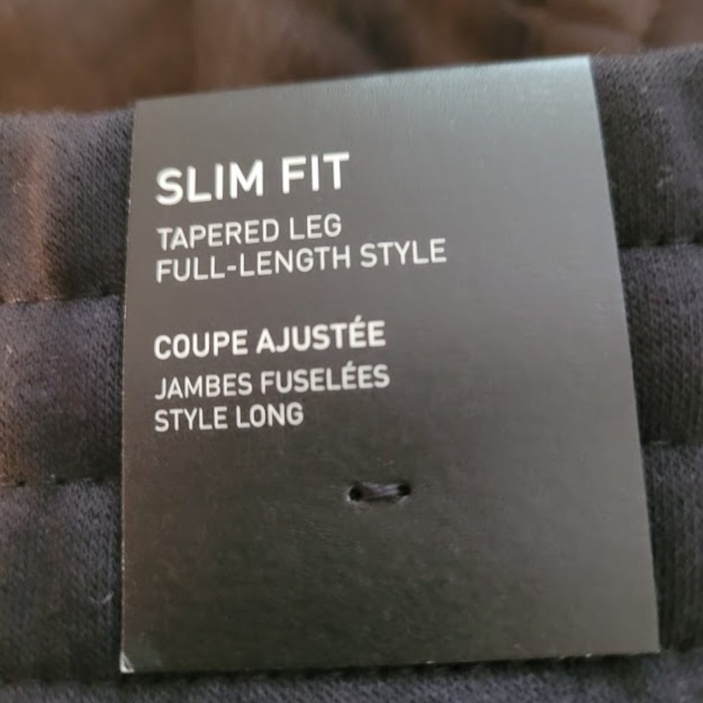 Adidas Warm-Up Slim Tapered Track Pants, Black, Large - Picture 5 of 7